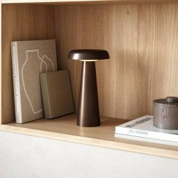 DFTP by Nordlux LED table lamp Arcello dimmable, brass burnished