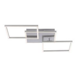 JUST LIGHT. GmbH Iven LED ceiling light, steel, 75x45cm