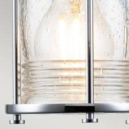 KICHLER Ashland Bay bathroom wall light, one-bulb, chrome