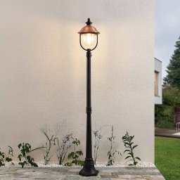 Lindby outdoor light Clint, 177cm, metal, seawater resistant, E27