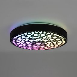 Reality Leuchten Chizu LED ceiling lamp Ø 40.5cm dimmable RGB black
