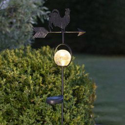 STAR TRADING Windy LED solar light, shows the wind direction