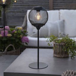 STAR TRADING Sunlight LED solar lamp with a net mesh