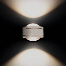 Megatron Due Punto LED wall light, matt white