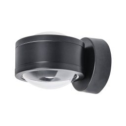Megatron Due Punto LED wall light, matt black