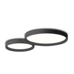 Vibia Up - simple LED ceiling light in graphite