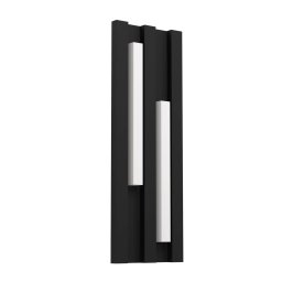 EGLO LED outdoor wall light Fandina, black
