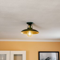 Eko-Light Felix ceiling lamp, green/gold
