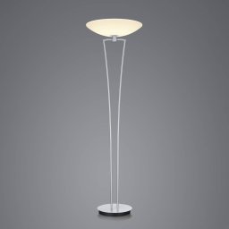 BANKAMP Lady LED uplighter floor lamp, ZigBee, nickel