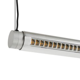 HAY Factor Linear directional LED hanging light, aluminium, rotatable
