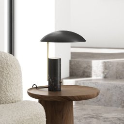 DFTP by Nordlux Table lamp Mademoiselles, marble base, black