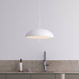 DFTP by Nordlux Versale pendant light, white, Ø 50 cm