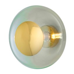 EBB & FLOW Horizon socket gold/green Ø 36 cm