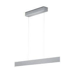 Knapstein LED pendant light Fara, up/down, length 92cm nickel