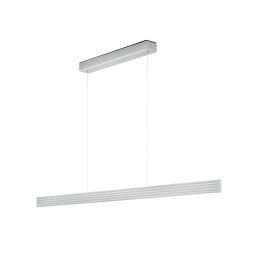 Knapstein LED pendant light Fara, up/down, length 152cm nickel