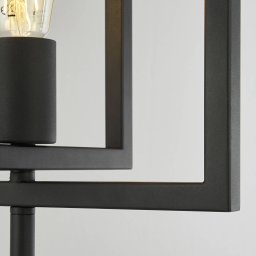 Searchlight Squares table lamp, black