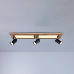 Globo Ulla ceiling light with LEDs, 5-bulb, 80x20cm