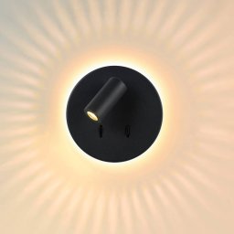 Lucide LED wall light Bentjer 2 light sources black