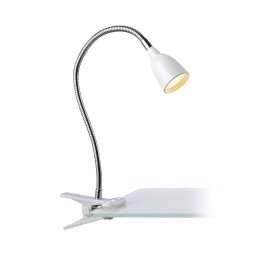 Markslöjd Tulip LED clip-on light, white
