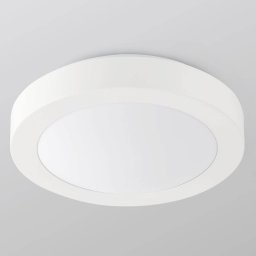 FARO BARCELONA Logos bathroom ceiling light, Ø 35 cm, white