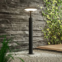 Lucande LED path lamp Fenia, 60 cm, sensor, IP54, anthracite