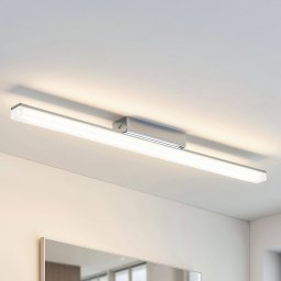 Lindby LED bathroom ceiling light Levke, 75 cm, dimmable, IP44