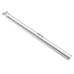 Lindby Linaro track system, 1 m, white, single-circuit track lighting system