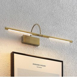 Lucande Fehmke LED picture light, antique brass