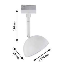 Paulmann URail Hemi LED spot 3,000 K white