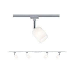 Paulmann URail Blossom 4x basic set chrome/satin