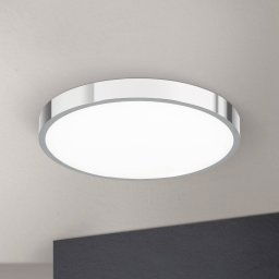 ORION LED ceiling light Bully, chrome, Ø 28 cm