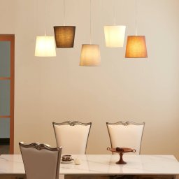 Lucande Thamila hanging light, multicolour, alu.