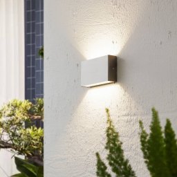 Arcchio LED outdoor wall lamp Karline, 1060 lm, stainless steel, IP65
