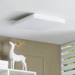 Prios Artin LED ceiling lamp, angular, 28 cm