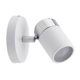 Paulmann Zyli wall spotlight white/chrome one-bulb