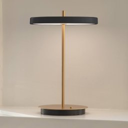 UMAGE LED table lamp Asteria Move black/brass 31 cm