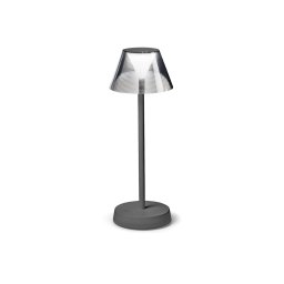 Ideallux Ideal Lux Lolita LED patio light, battery, grey