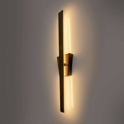 Näve Trevor LED wall light with a switch, black