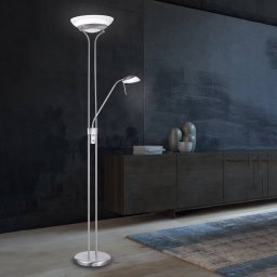 FISCHER & HONSEL Pool LED floor lamp with reading arm, CCT function