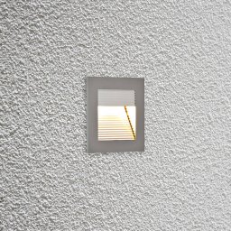 EVN P2140 LED recessed wall light 3,000K aluminium