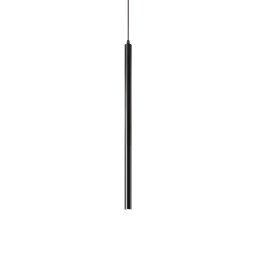 Ideallux Ideal Lux Ultrathin LED hanging light Ø 3cm black