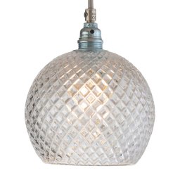 EBB & FLOW Rowan hanging lamp, silver Ø 15.5 cm