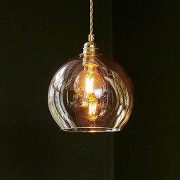 EBB & FLOW Rowan lamp, gold/smoky gold Ø 22 cm