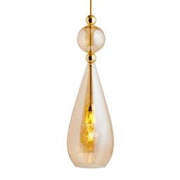 EBB & FLOW Smykke L pendant light gold gold-smoke