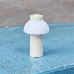 HAY PC Portable LED table lamp rechargeable battery, cream white