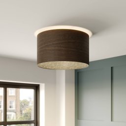Envostar Veneer ceiling light smoked oak Ø 40cm