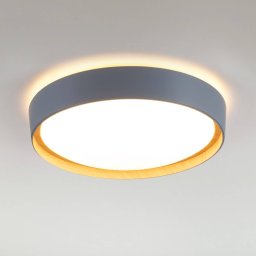 JUST LIGHT. GmbH Emilia LED ceiling light, three-stage dimmable, grey