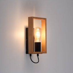 JUST LIGHT. GmbH Frame wall light made of wood