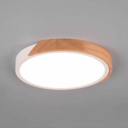 Reality Leuchten Jano LED ceiling light, Ø 31.5 cm, 3,000 K, white