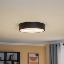 Lamkur Kimban ceiling light in metal, Ø 36 cm, black